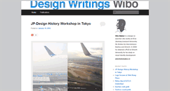 Desktop Screenshot of designwritings.com